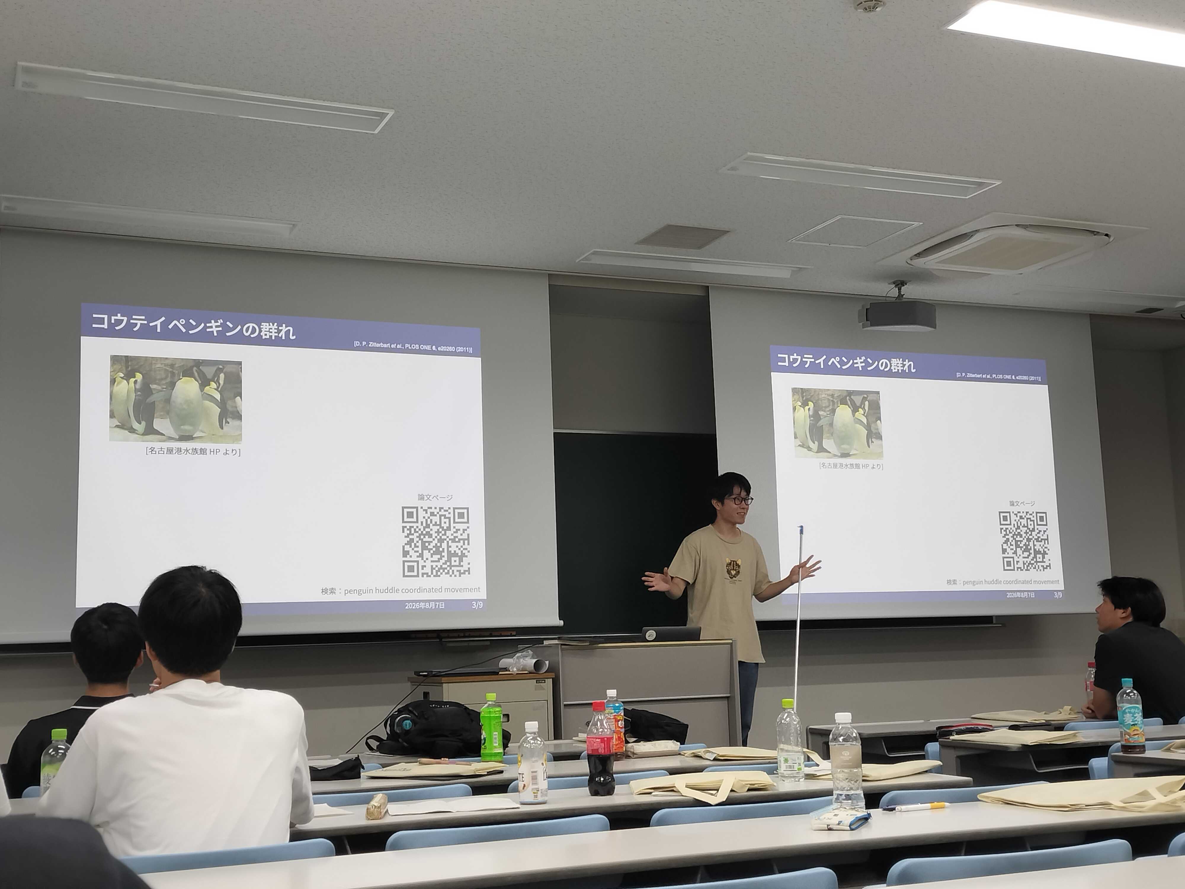 熊本高校が見学に来た